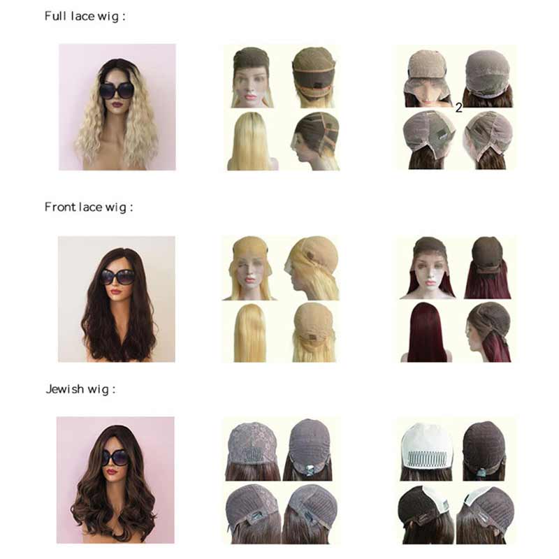 Full Mono Cap Cancer Chemo Patients Wig with Stretch Lace